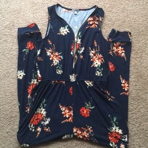 Floral jumpsuit